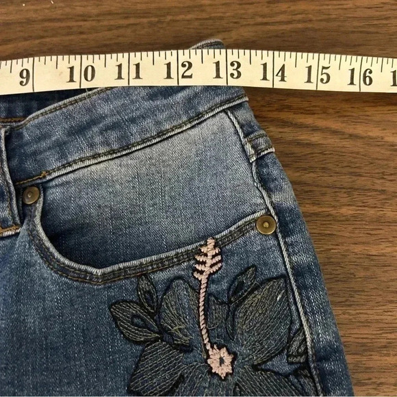 Tribal jeans ankle jegging embroidered  2 - Picture 9 of 12